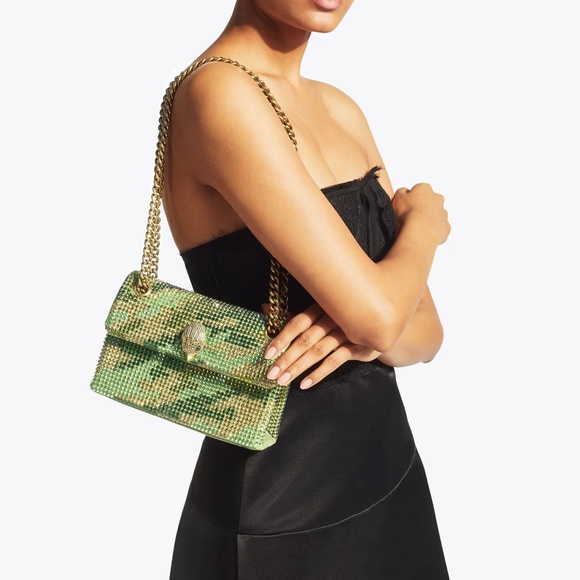 Kurt Geiger Mini Crystal Kensington Bag in Camaouflage NWOT - Picture 6 of 6